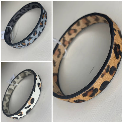 Leopard Print Bangle Bracelets