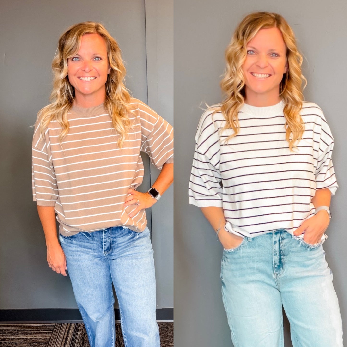 Sunny Stripes Knit Top
