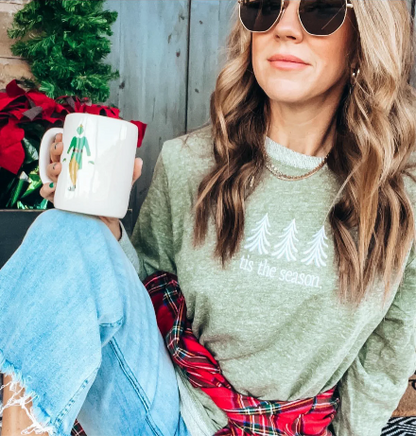 Embroidered Tis’ the Season Sweatshirt