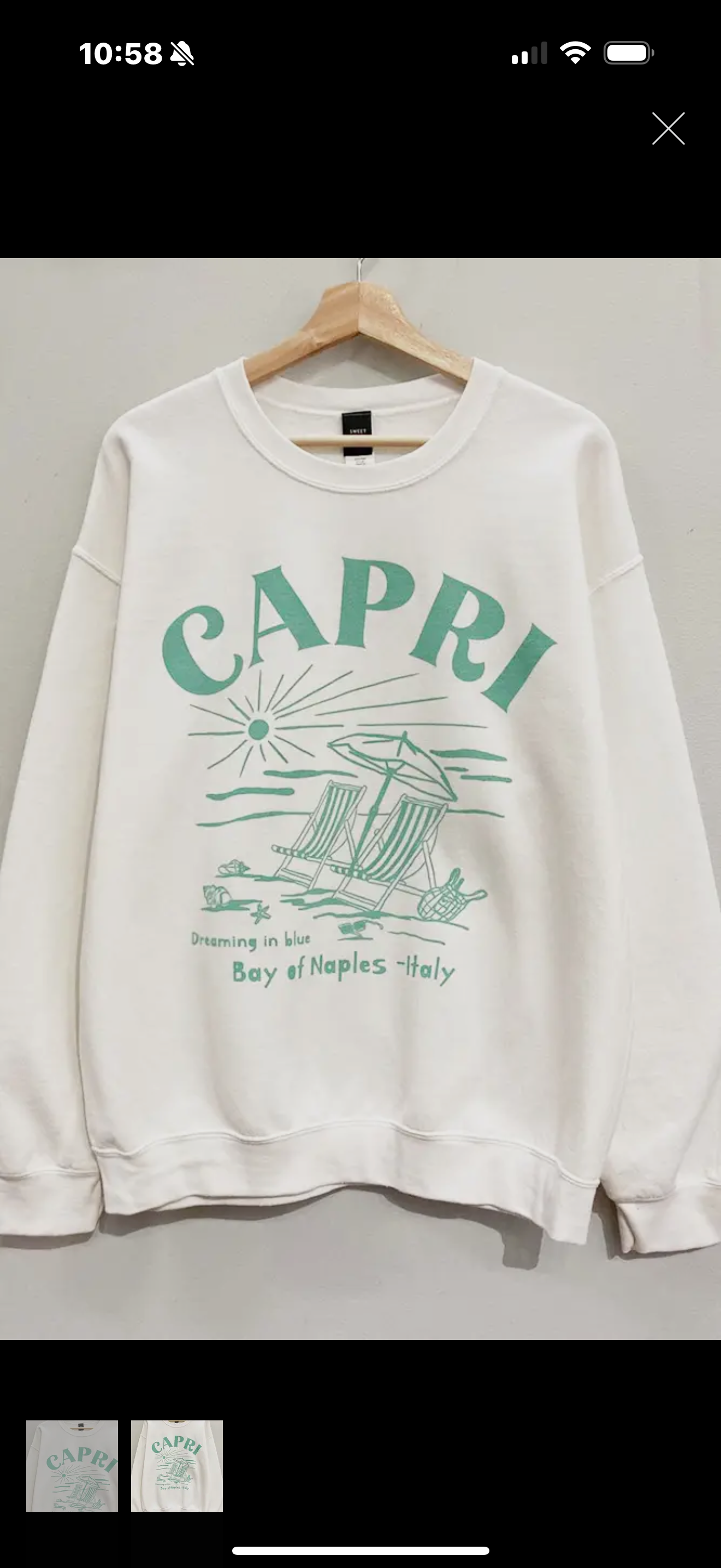Capri Graphic Sweatshirt