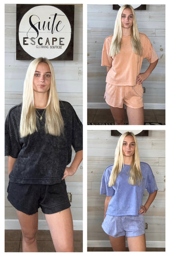 Set Them Straight Mineral Washed Comfy Set