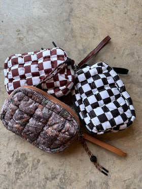Mini Puffer Clutch Bag