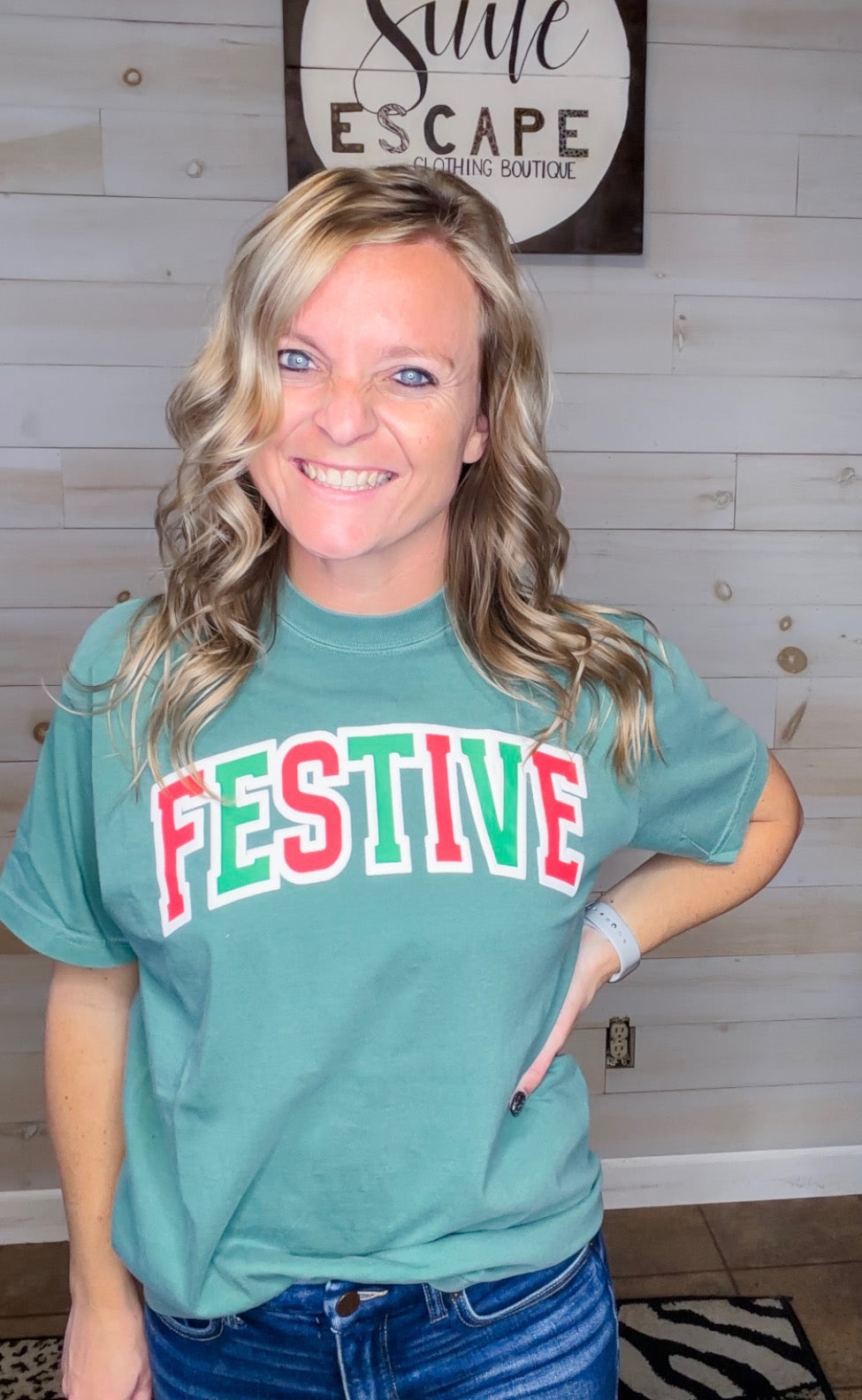 Festive Comfort Colors Tee