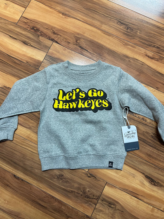 Youth Let’s Go Hawkeyes Crewneck