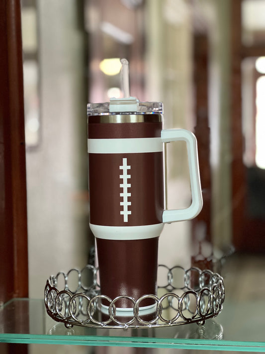 Football 40 oz. Tumbler