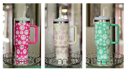 Happy Face 40 oz. Tumblers