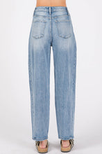 Load image into Gallery viewer, LM SIDE SEAM DETAILING HIGH RISE COMFORT BARREL JEANS