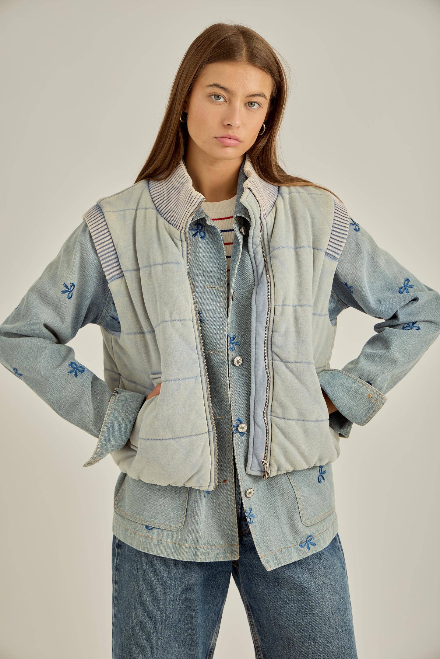Foggy Morning Quilted vest