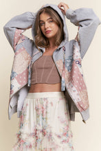 Load image into Gallery viewer, Multi Pattern Patchwork Zipper Hoodie