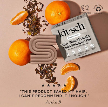 Rice Water Shampoo & Conditioner Bar Combo for Hair Growth