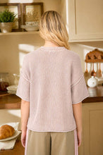 Load image into Gallery viewer, Faded Indigo Knit Sweater