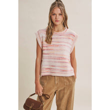 Load image into Gallery viewer, Soft Horizon Space-Dye Side Button Sweater Vest