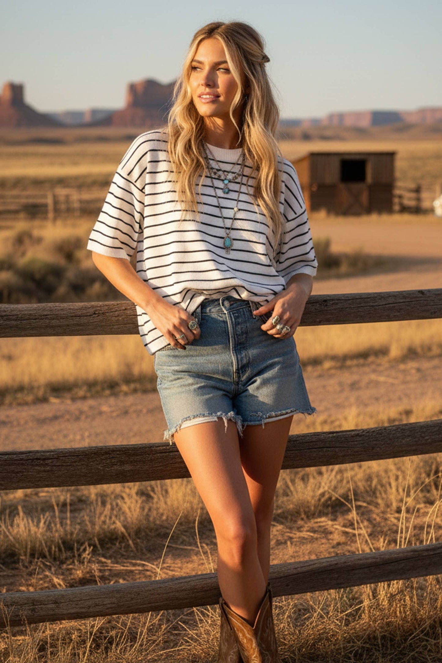 Sunny Stripes Knit Top