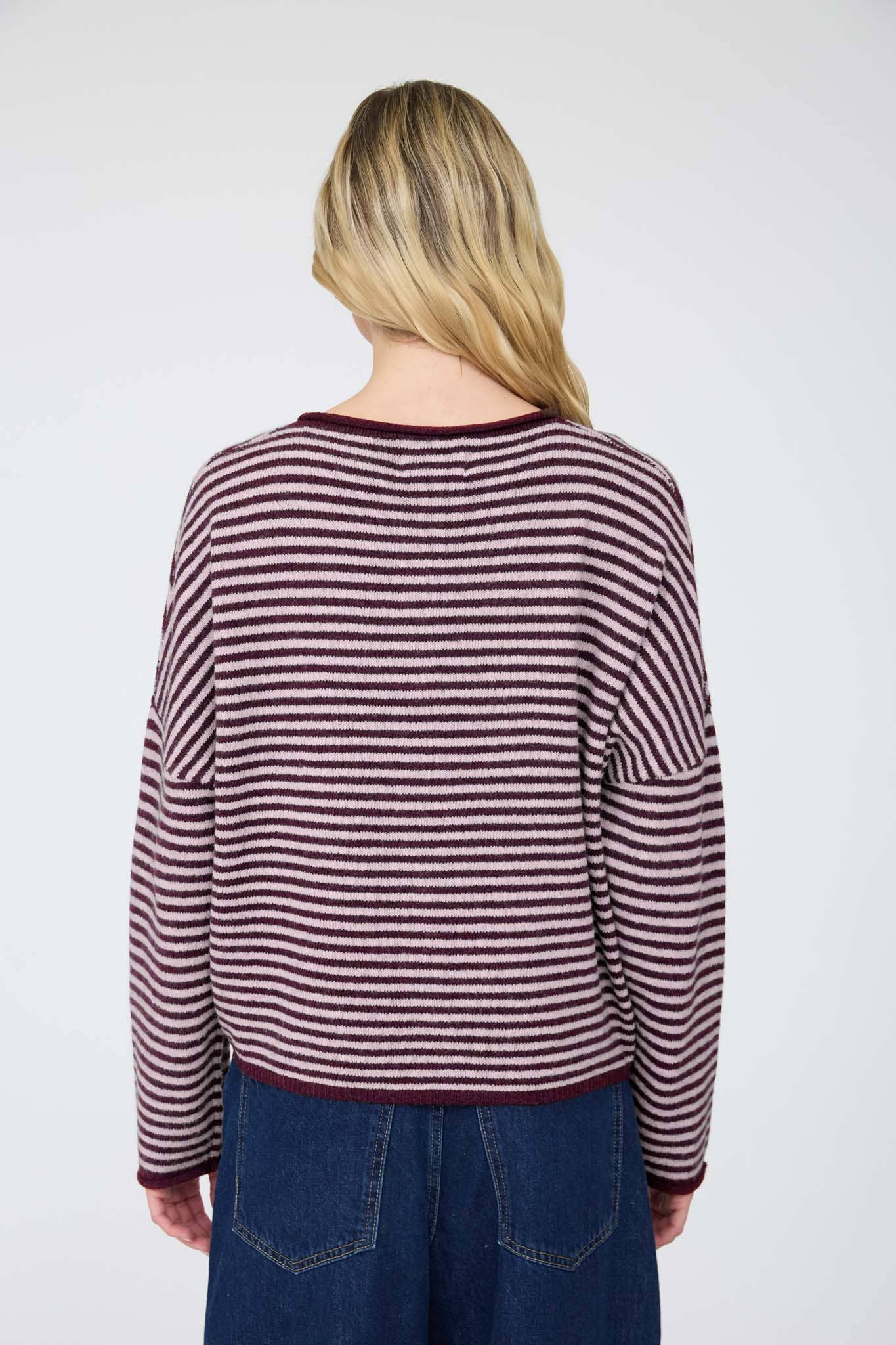 Soft Seasons Striped Cardigan