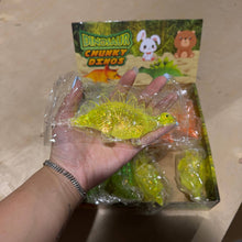 Load image into Gallery viewer, Sugar Squeeze Glitter Chunky Dinosaur
