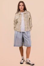 Load image into Gallery viewer, Secret Missions Camo Print Oversized Jacket
