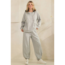 Load image into Gallery viewer, Cozy Micro Polka Dot Hoodie
