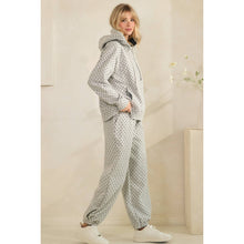 Load image into Gallery viewer, Cozy Micro Polka Dot Hoodie