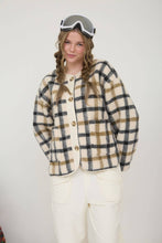 Load image into Gallery viewer, Plaid &amp; Cozy Button Down Jacket
