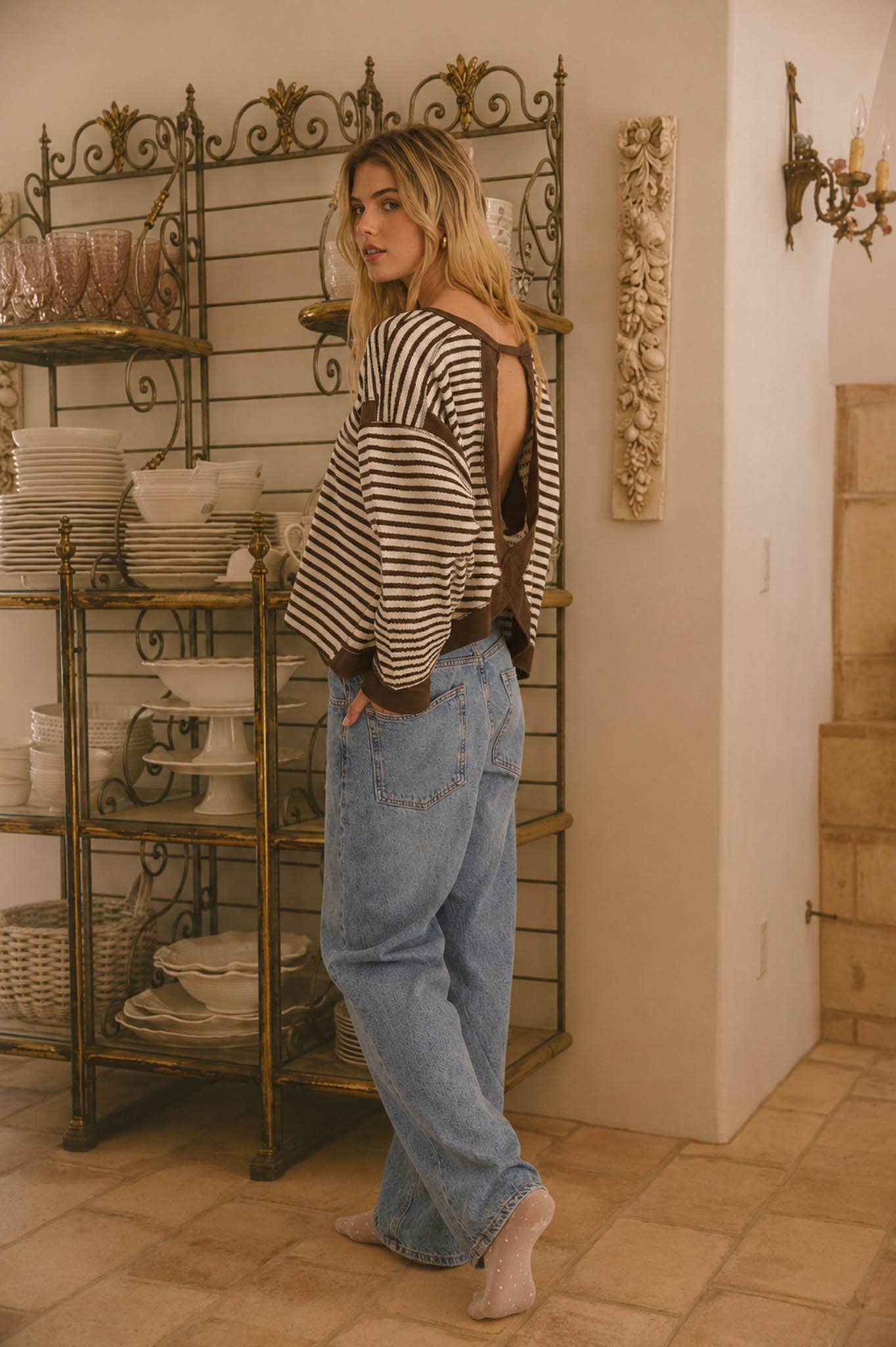 Espresso Yourself Striped Top