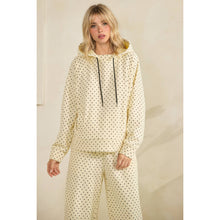 Load image into Gallery viewer, Cozy Micro Polka Dot Hoodie