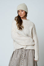 Load image into Gallery viewer, Harvest Lane Mock Neck Oversized Knit Sweater