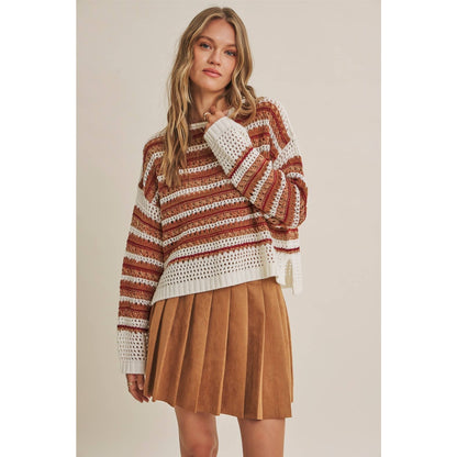 Rodeo Romance Vegan Suede Pleated Mini Skirt