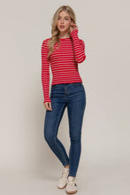 Load image into Gallery viewer, Stripes &amp; Vibes Long Sleeve Striped Knit Top