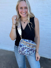 Load image into Gallery viewer, Camo Double Zip Nylon Bum Bag