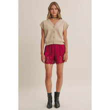 Load image into Gallery viewer, Soft Evening Satin Lace Elastic Waist Shorts