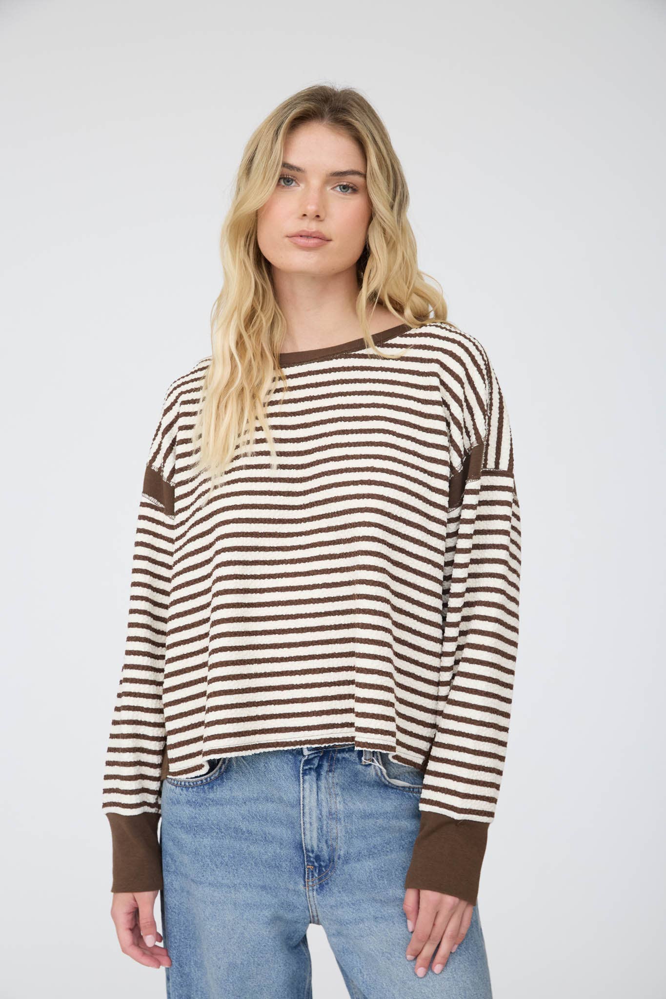 Espresso Yourself Striped Top