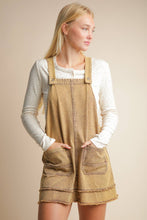 Load image into Gallery viewer, All Washed Up Denim Overall Mini Dress