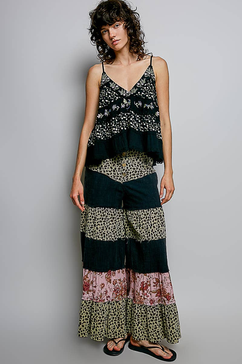 Daisy Drift Embroidered Tank