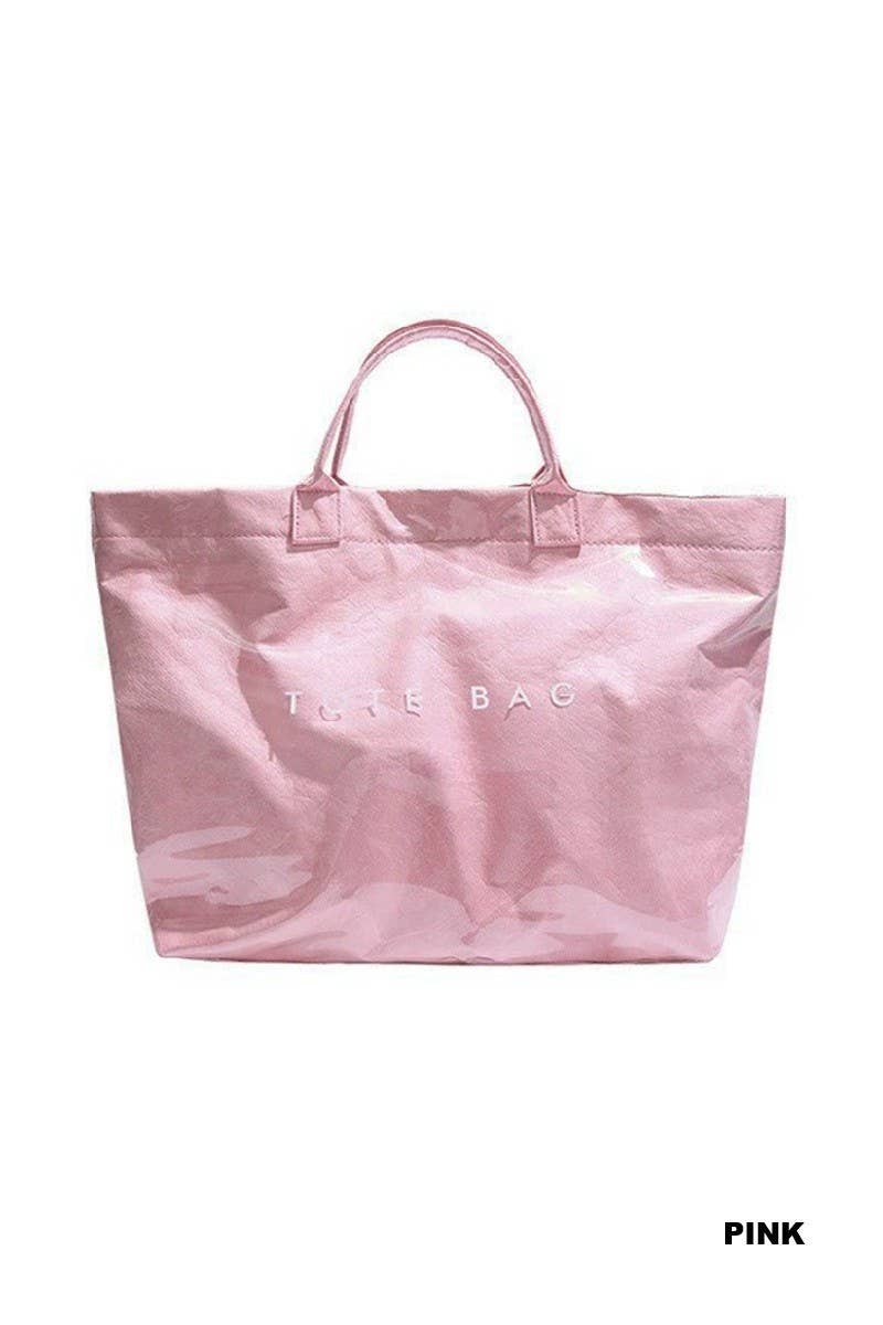 Solid Colors Pvc The Tote Bag