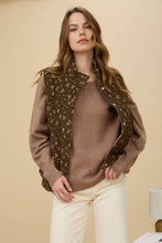 Load image into Gallery viewer, Feeling Social Floral Quilted Zip-Up Puffer Vest