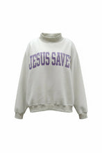 Load image into Gallery viewer, Jesus Saves Reversible Mock Neck Sweatshirt