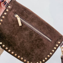 Load image into Gallery viewer, Sabrina Studded Suede Bum Bag