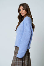 Load image into Gallery viewer, Harvest Lane Mock Neck Oversized Knit Sweater