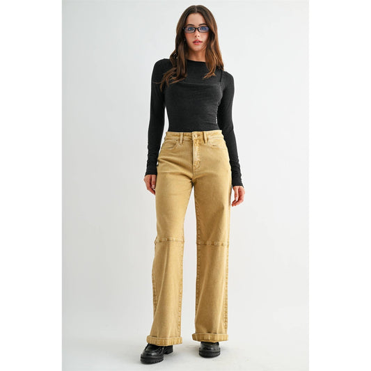 On The Daily High Rise Cuffed Mica Jeans