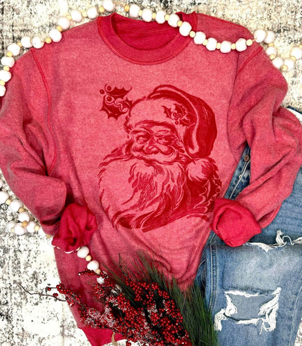 Santa Inside Out Christmas Sweatshirt