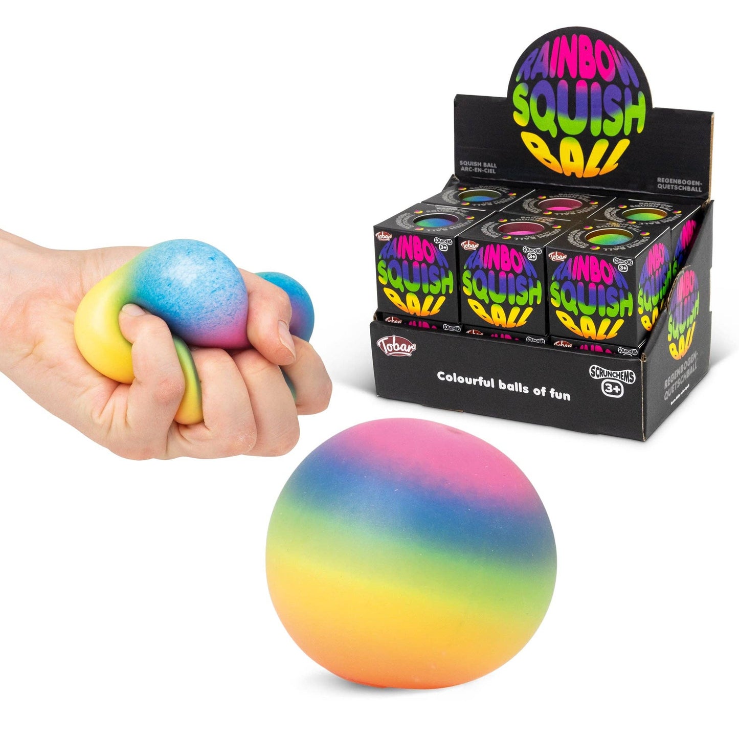 Scrunchems® Rainbow Squishy Ball Fidget Toy
