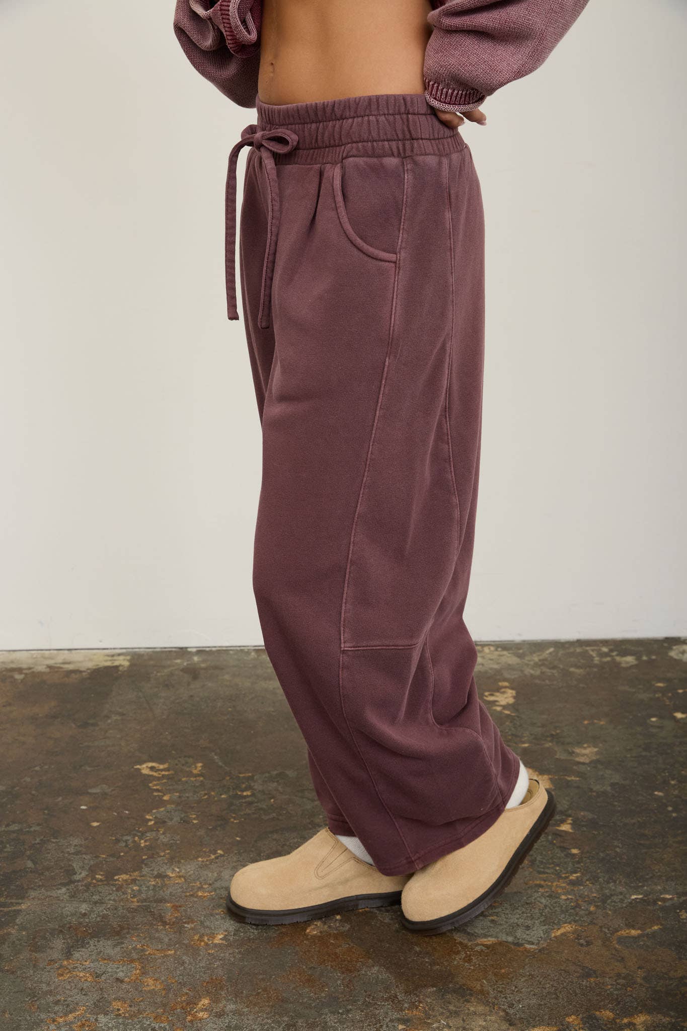 Slow Mornings Wide Leg Sweatpants