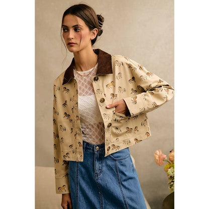 Easy Rider Horse Print Jacket