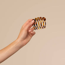 Load image into Gallery viewer, Recycled Plastic French Hair Combs 2pc Set - Tort