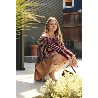 Rodeo Romance Vegan Suede Pleated Mini Skirt