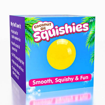 Coconut Oil Squishies Solid Squish Fidget Stress Ball Assorted Colors
