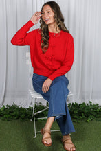 Load image into Gallery viewer, Pretty in Bows Snap Button Cardigan Sweater