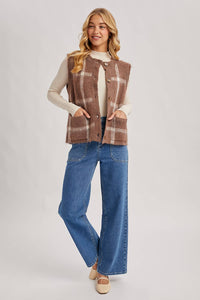 Cozy Cabin Knit Sweater Vest