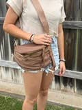 Load image into Gallery viewer, Double Zip Nylon Bag