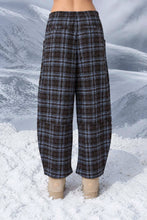 Load image into Gallery viewer, Plaid Behavior Barrel Leg Pants